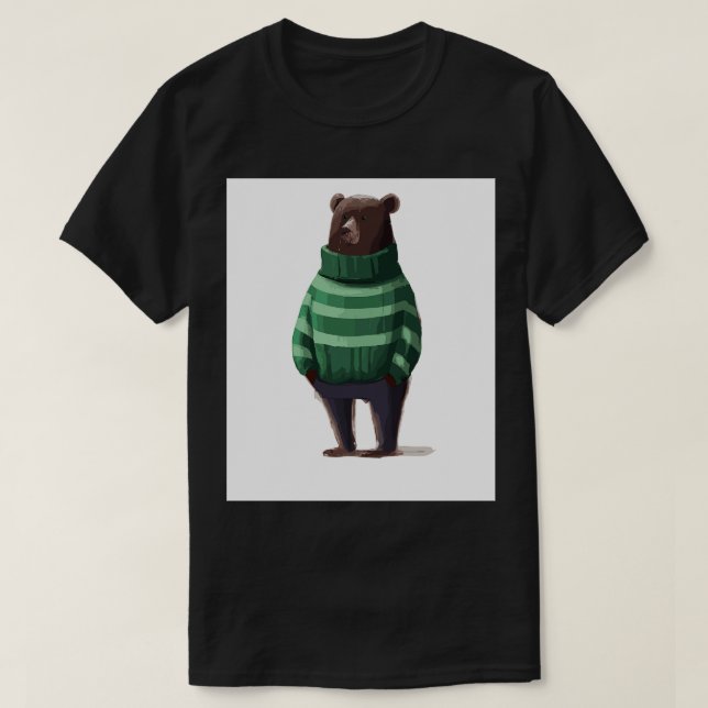 Bear in Winter Pullover (Design Front)