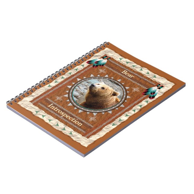 Bear Introspection Energy Notebook (Left Side)