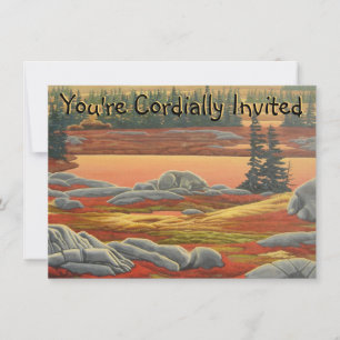 Bear Invitations Personalized Polar Bear Art Cards