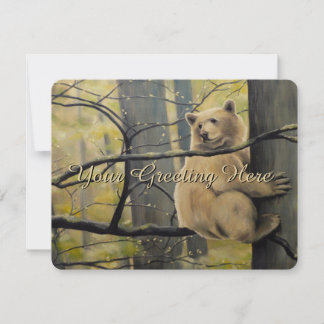 Bear Invitations Personalized Spirit Bear Art RSVP