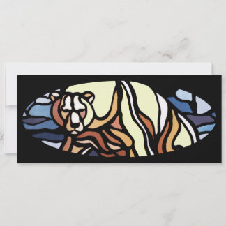 Bear Invitations Personalized Tribal Bears Card