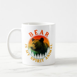 Bear is my spirit animal coffee mug