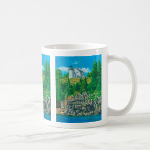 Bear Island Light Painting Coffee Mug