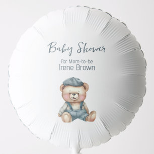 Bear Jean Baby Shower Balloon