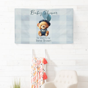 Bear Jean Baby Shower Horizontal Banner