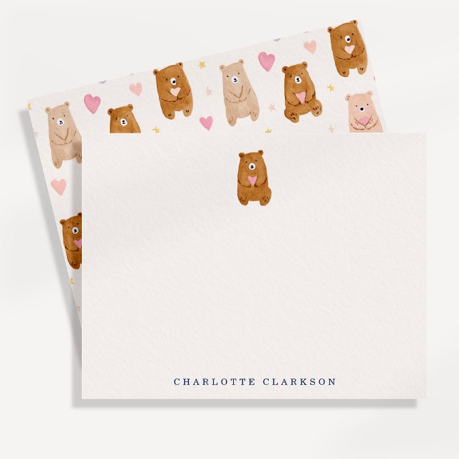 Bear Kids Nursery Note Card (Creator Uploaded)