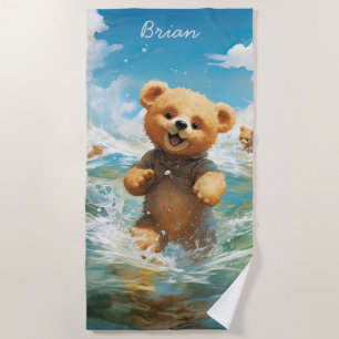 Bear Kids Towels for Beach and Pool Lovers