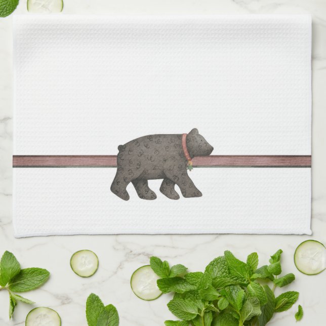 Bear Kitchen Towel (Folded)