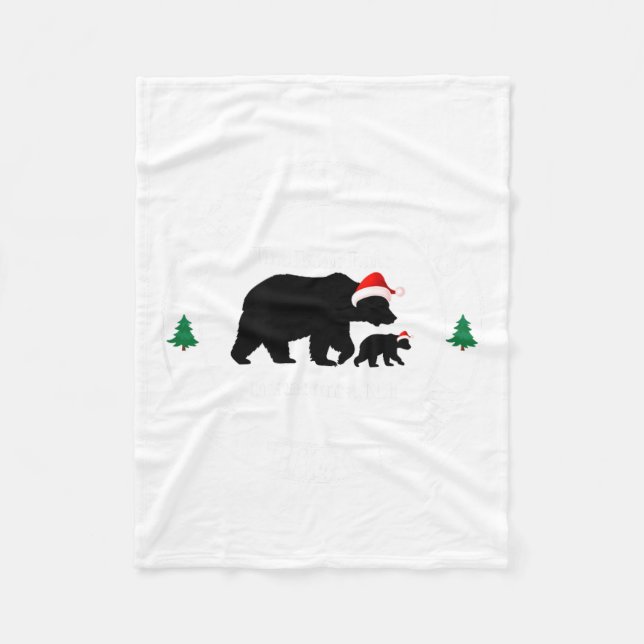 Bear Lair New Hampshire Christmas  Fleece Blanket (Front)