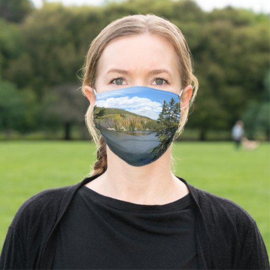 Bear Lake at Rocky Mountain National Park Adult Cloth Face Mask (Outside)