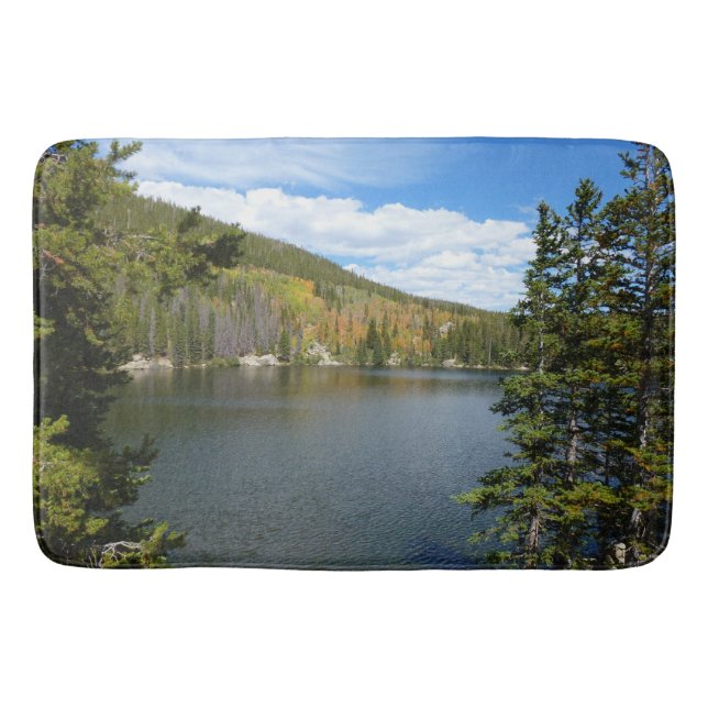 Bear Lake at Rocky Mountain National Park Bath Mat (Front)