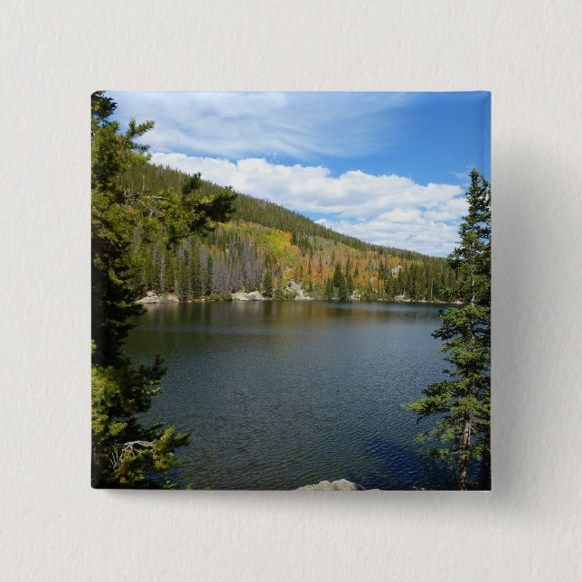 Bear Lake at Rocky Mountain National Park Button (Front)