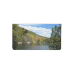 Bear Lake at Rocky Mountain National Park Checkbook Cover