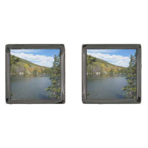 Bear Lake at Rocky Mountain National Park Cufflinks