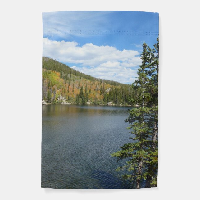 Bear Lake at Rocky Mountain National Park Garden Flag (Front)