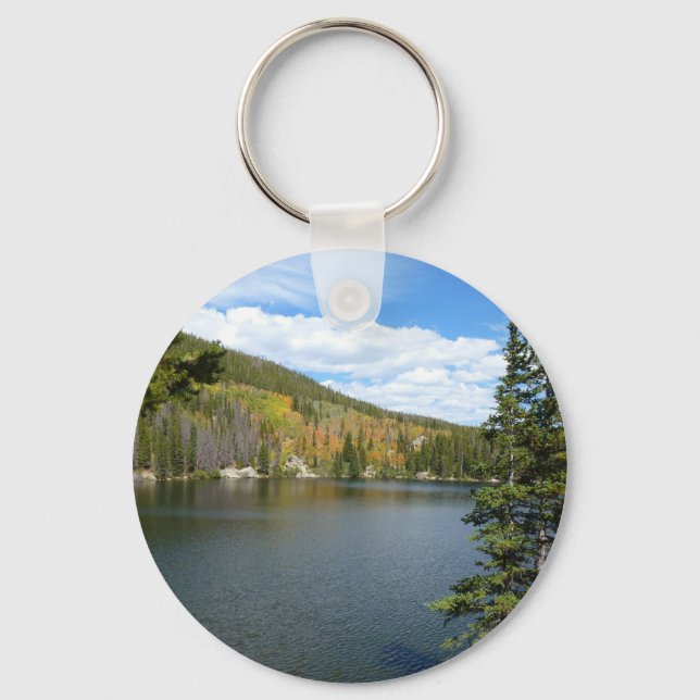 Bear Lake at Rocky Mountain National Park Keychain (Front)