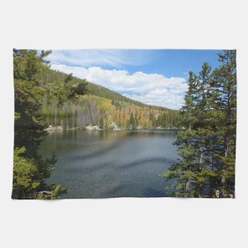 Bear Lake at Rocky Mountain National Park Kitchen Towel