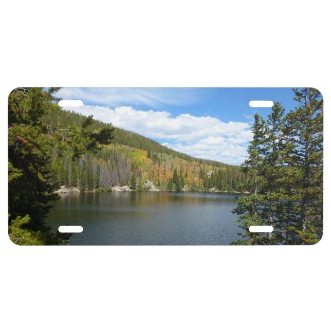 Bear Lake at Rocky Mountain National Park License Plate (Front)
