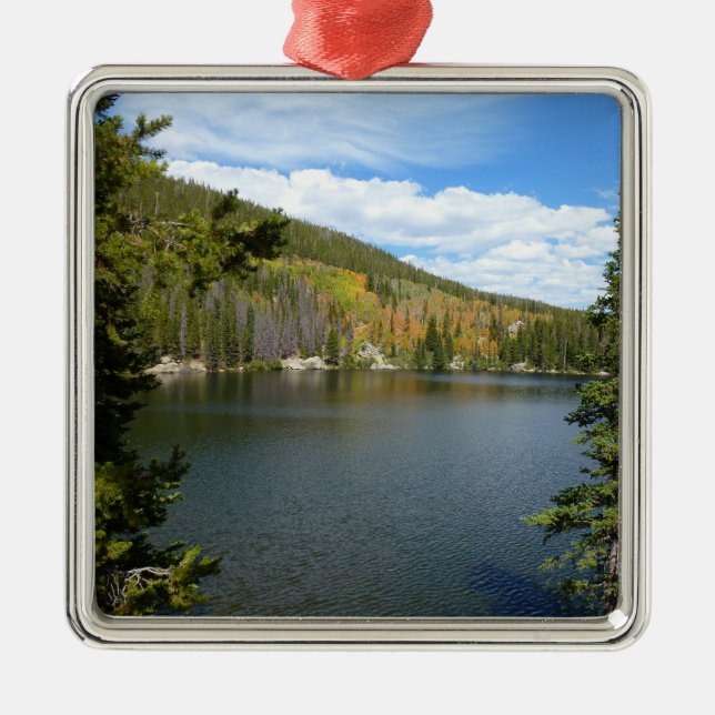 Bear Lake at Rocky Mountain National Park Metal Ornament (Front)
