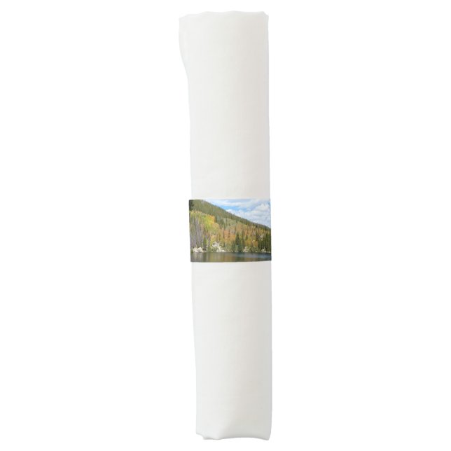 Bear Lake at Rocky Mountain National Park Napkin Bands (Front)