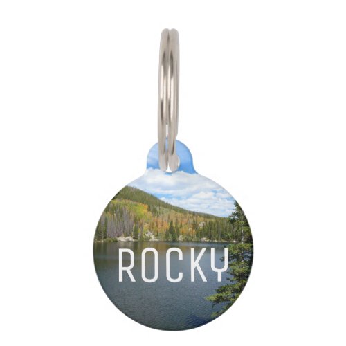 Bear Lake at Rocky Mountain National Park Pet ID Tag