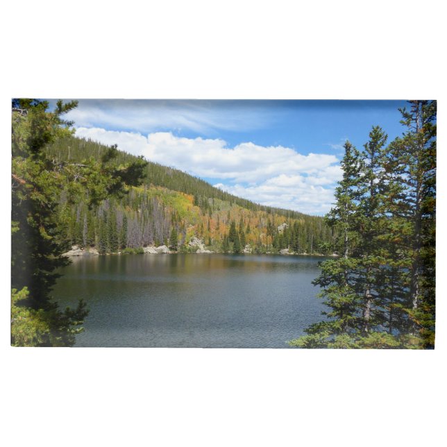 Bear Lake at Rocky Mountain National Park Place Card Holder (Front)