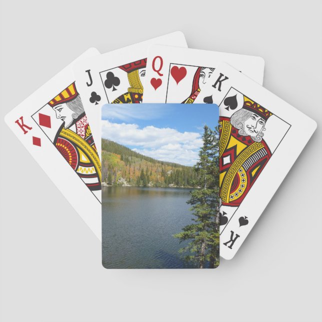 Bear Lake at Rocky Mountain National Park Poker Cards (Back)