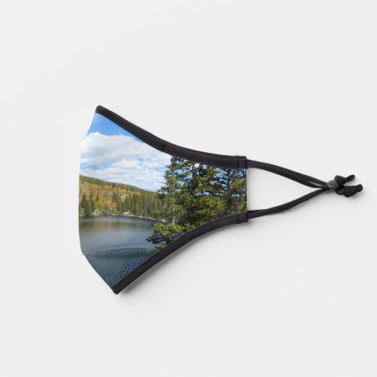 Bear Lake at Rocky Mountain National Park Premium Face Mask (Left)