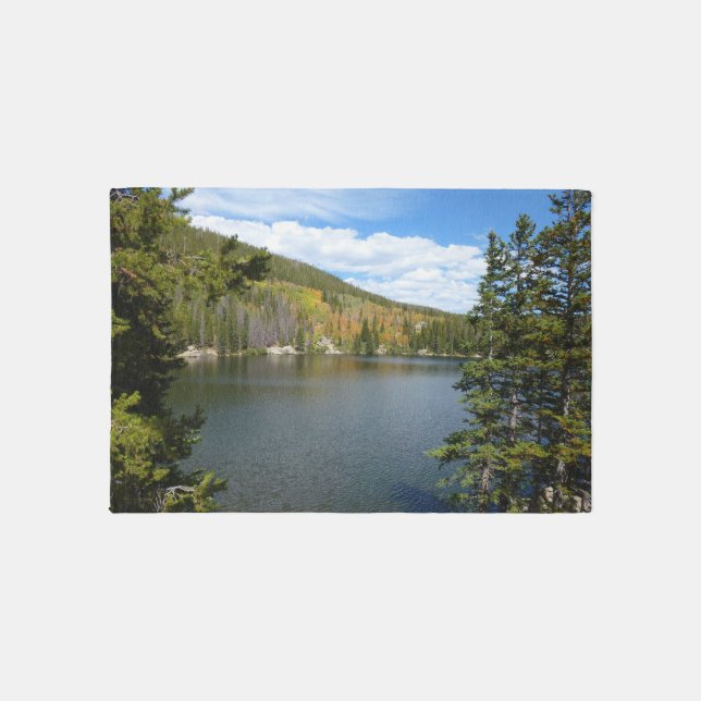 Bear Lake at Rocky Mountain National Park Rug (Front)