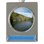 Bear Lake at Rocky Mountain National Park Silver Plated Banner Ornament