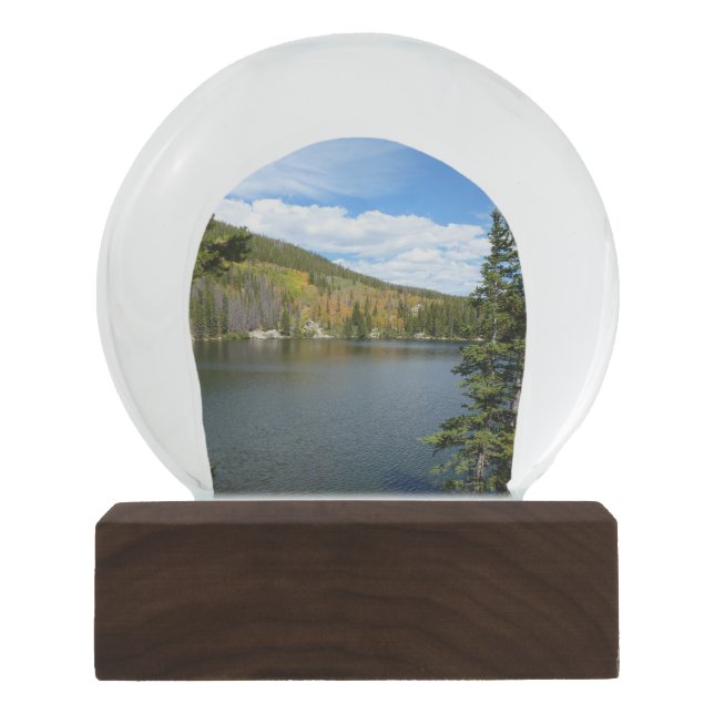 Bear Lake at Rocky Mountain National Park Snow Globe (Front)