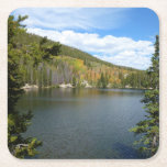 Bear Lake at Rocky Mountain National Park Square Paper Coaster