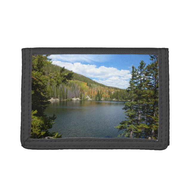 Bear Lake at Rocky Mountain National Park Trifold Wallet (Front)