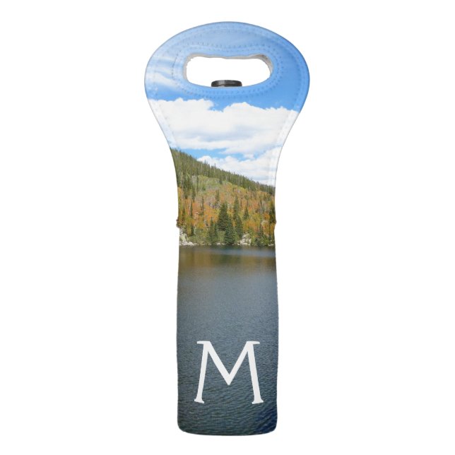 Bear Lake at Rocky Mountain National Park Wine Bag (Front)
