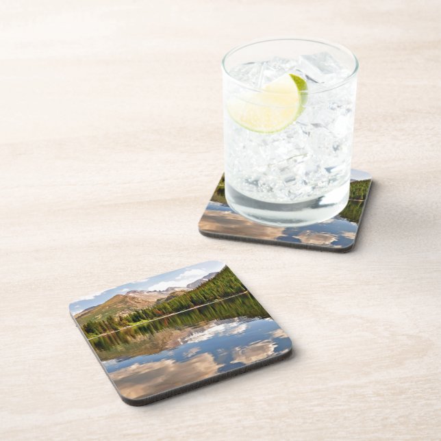 Bear Lake. Colorado. Beverage Coaster (Right Side)