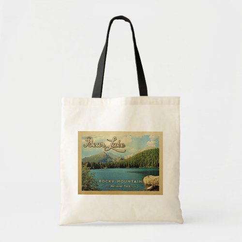 Bear Lake Colorado Vintage Rocky Mountains Tote Bag