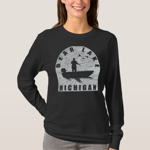 Bear Lake Fishing Michigan T_Shirt