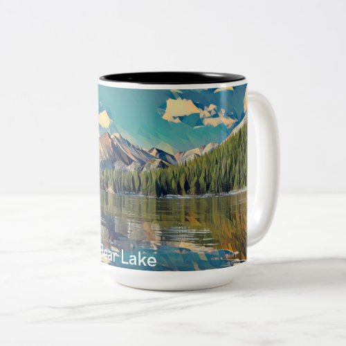 Bear Lake in Rocky Mountain National Park Colorad Two_Tone Coffee Mug