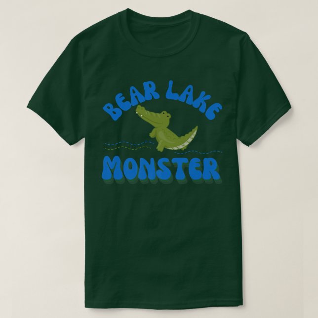 Bear Lake Monster Bear Lake Utah Idaho Premium  T-Shirt (Design Front)