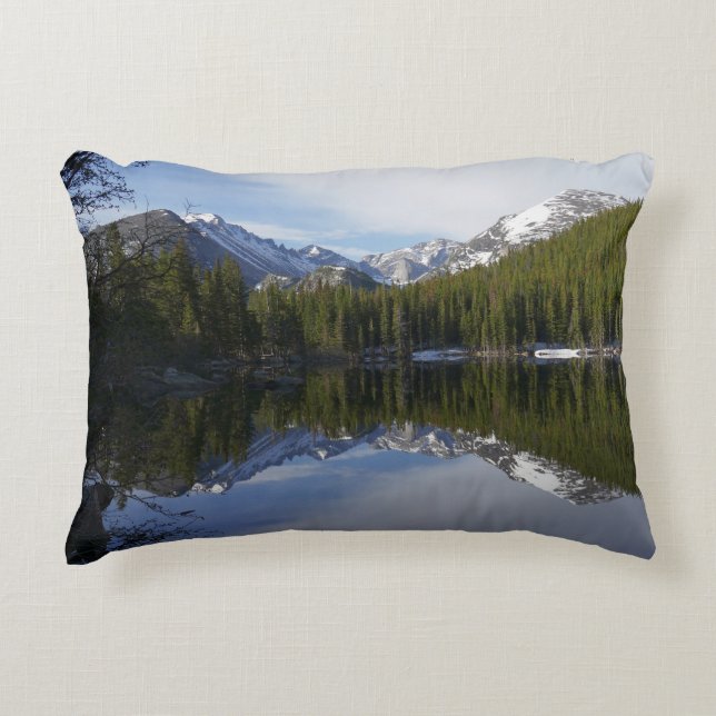 Bear Lake Reflection II Accent Pillow (Front)