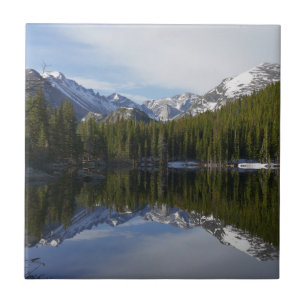 Bear Lake Reflection II Ceramic Tile