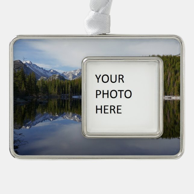 Bear Lake Reflection II Christmas Ornament (Front)
