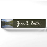 Bear Lake Reflection II Desk Name Plate