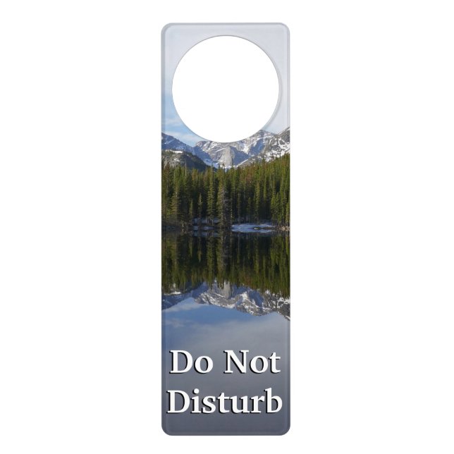Bear Lake Reflection II Door Hanger (Front)