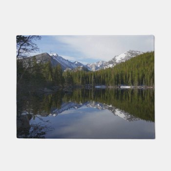 Bear Lake Reflection Ii Doormat by mlewallpapers at Zazzle