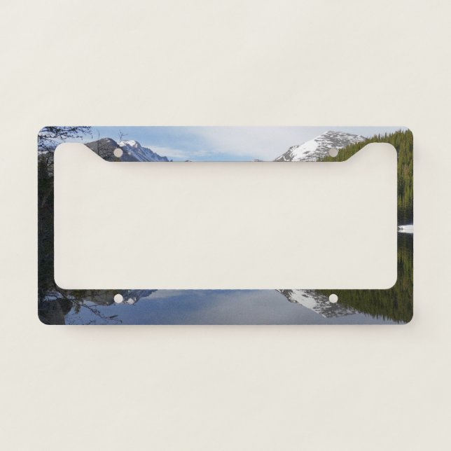 Bear Lake Reflection II License Plate Frame (Front)