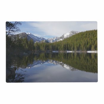 Bear Lake Reflection Ii Placemat by mlewallpapers at Zazzle