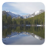 Bear Lake Reflection II Square Sticker