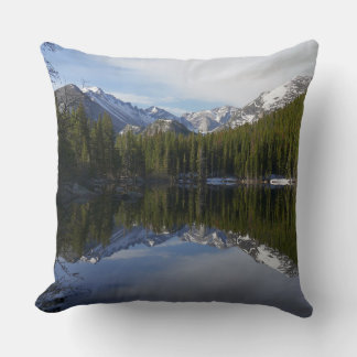 Bear Lake Reflection II Throw Pillow