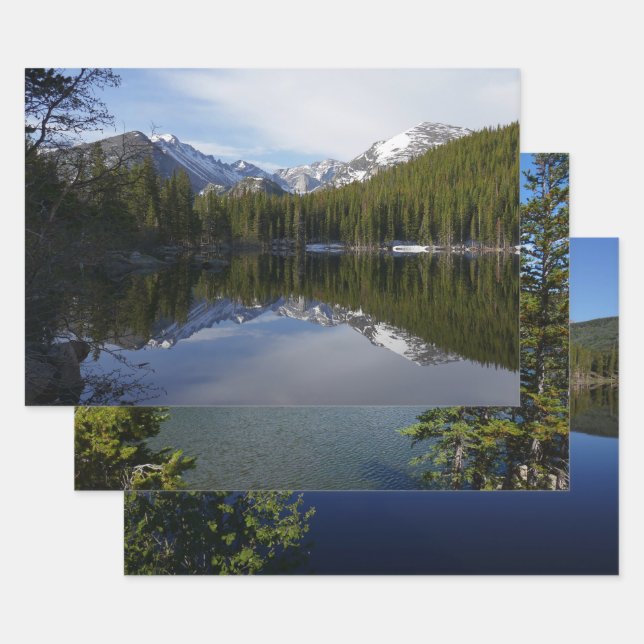 Bear Lake Reflection II Wrapping Paper Sheets (Set)